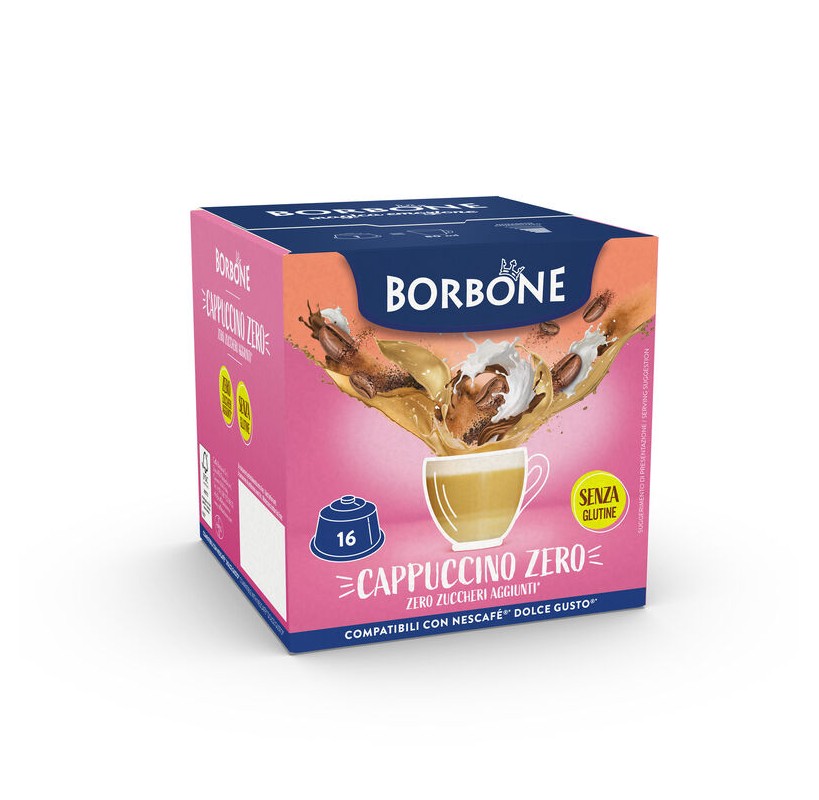 DG CAPPUCCINO ZERO 16pz. Borbone